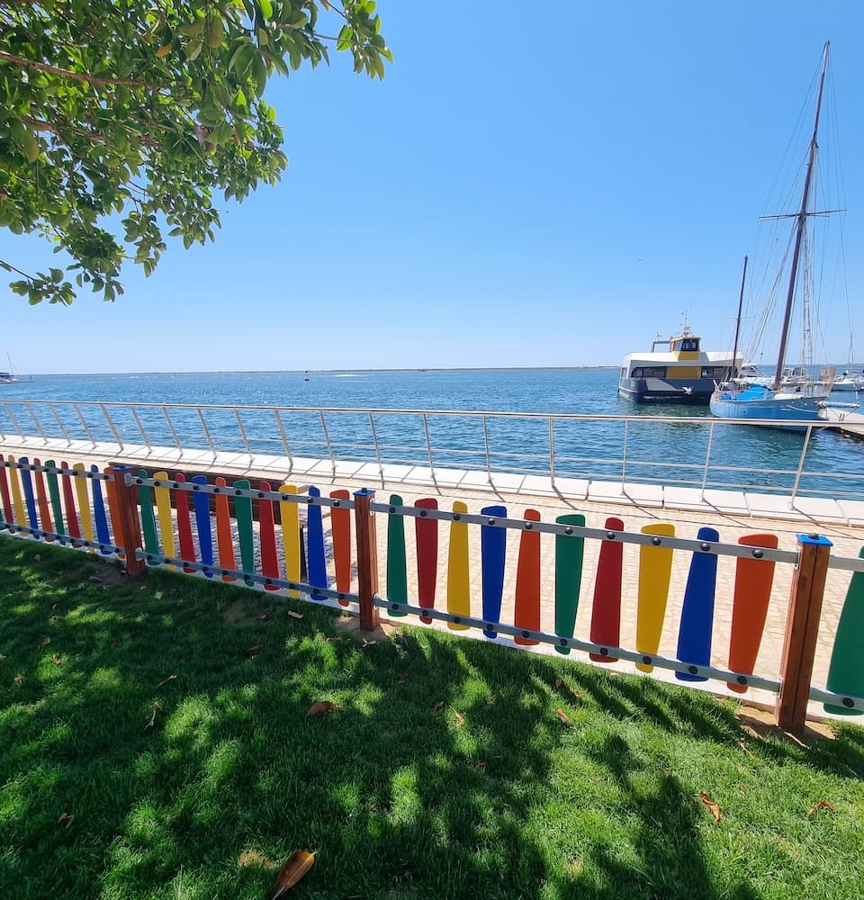 Public spaces along the waterfront are beautiful and well-maintained.